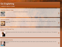 Tablet Screenshot of goenglishing.com